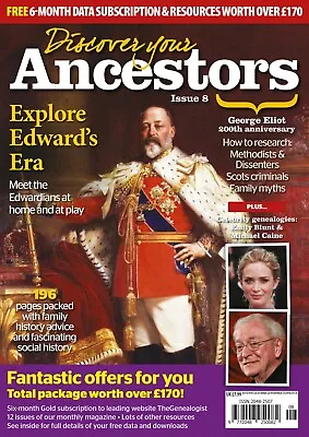 Discover Your Ancestors Issue 8 - Family History / Genealogy Magazine • £7.99