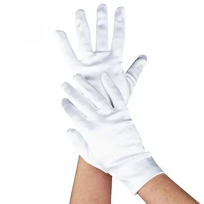 £3.99 • Buy Childs Deluxe Short White Satin Gloves - Dance Costume - Fancy Dress 