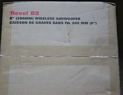 Revel B8 White Wireless Subwoofer 200W  • £220