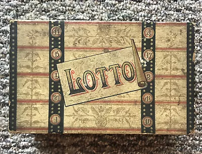 LOTTO Game By McLoughlin Bros - No. 417 – Ca Late 1890’s • $20