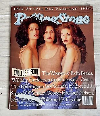 Rolling Stone Magazine Oct 1990 #588 Twin Peaks Cover Ice Cube Great Ads • $18.95