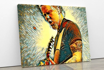 £9.99 • Buy James Hetfield Metallica Singer Frontman Canvas Wall Art Picture Poster Print