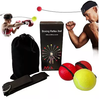 Boxing Ball Headband Tennis Punching Ball Headband MMA Training Equipment ... • $29.05