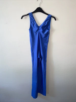 £4 • Buy Starlite Blue Wide Leg Catsuit Size 3A Childrens Dance Costume
