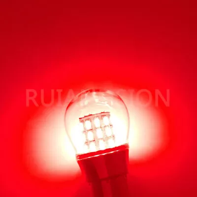 2pcs BA15D LED Bulb White/Red/Yellow Reverse Brake Lights Tail Rv Globles 10-30V • $19.42