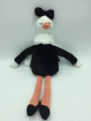 $22.99 • Buy Pillowfort Ostrich Plush Target Plush Stuffed Animal Black Ballerina Doll Toy D