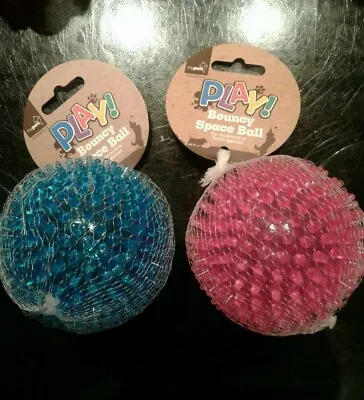 £3.30 • Buy Dog Toy Spikey Rubber Ball. New With Tags.  My Pets PINK Or BLUE