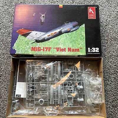 Hobby Craft 1/32 MiG-17F “Viet Nam” Model Kit HC1692 - SEALED PARTS • $40