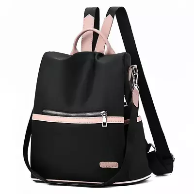 Casual Oxford Backpack Women Black Waterproof Nylon School Bags For Teenage Girl • $21.87