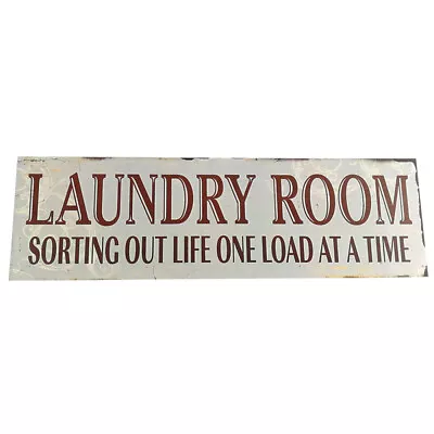 Wooden Laundry Sign Bathroom Laundry Sign Laundry Word Sign Retro Laundry Sign • £10.18