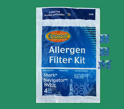 $7.37 • Buy 1 Shark Navigator NV22L Washable Allergen Filter Kit XF22 Upright Vacuum Cleaner