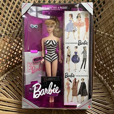 Vintage 1993 Barbie 35th Anniversary Original 1959 Doll Packaging Is Damaged • $44.95