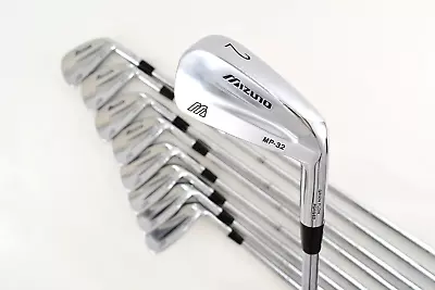 RARE 9Pcs Mizuno MP-32 Forged 2-3-4-5-6-7-8-9-P PW RH Irons DG X100 Stiff Iron • $959.99