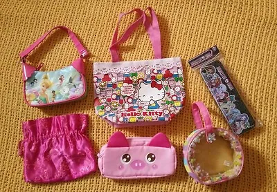 £7 • Buy Girls Handbags Pencil Cases Hello Kitty Tinker Bell Monster High.....