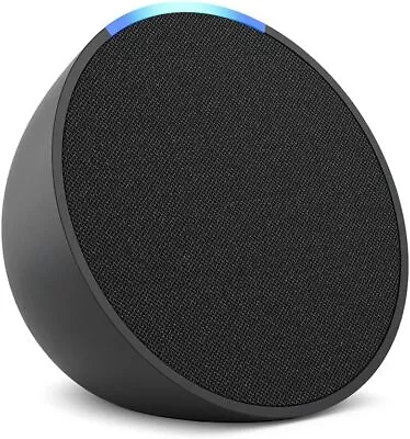 Amazon Echo Pop |  Charcoal Wi-Fi And Bluetooth Smart Speaker With Alexa • $40