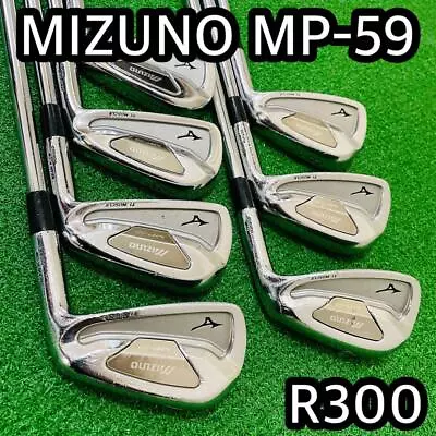 MIZUNO MP-59 Dynamic Gold SL Flex R300 Iron Set Of 7 (4-9P) • $298.99