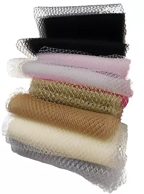 Bridal Wedding Birdcage Veiling Millinery Hat Veil Net Per Meter Various Colours • £4.99