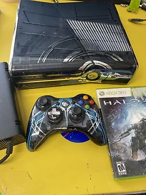 Microsoft Xbox 360 S Halo 4 Limited Edition 320GB Console And Power - Tested  • $120