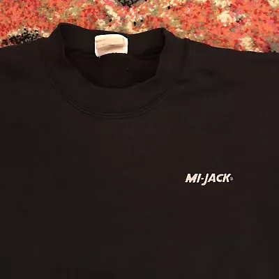 Vintage Mi-Jack Sweatshirt Made In Mexico Size Medium Crane Industrial Construct • $12