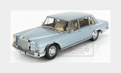 1:18 KK Scale Mercedes 600 Swb W100 Light Blue Metallic 1963 KKDC180602 Model • £90.44