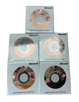 Lot Of 5 Microsoft Office One Note 2007 Edition Full Version With Product Key • $50