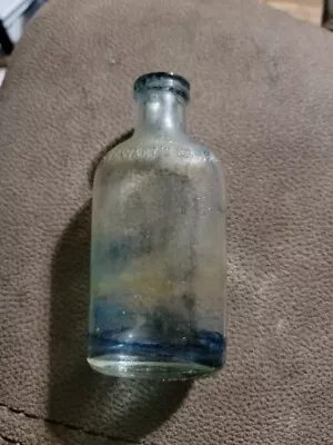 Vintage Mrs Stewarts Bluing Clear Glass Bottle Cottage Collectible • $9.90