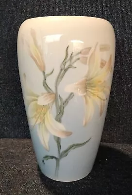 Large Royal Copenhagen Danish Porcelain Lily Vase 1438 / 749 1992-1999 • £49.99