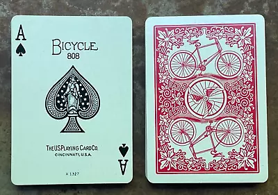 Vintage 1937 Bicycle 808 Playing Cards League Back Russell Morgan 52/52 EUC • $19.99
