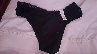 X4 M&S Black Brazilian Briefs 4 Pack Size Medium • £8