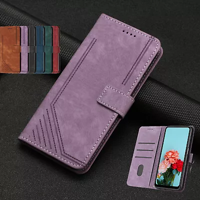 Case For Samsung Galaxy J3 J5 J7 2016 Pro 2017 Magnet Flip Leather Wallet Cover • $14.29