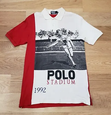 Vintage Polo Ralph Lauren 1992 Stadium Javelin Shirt • $950