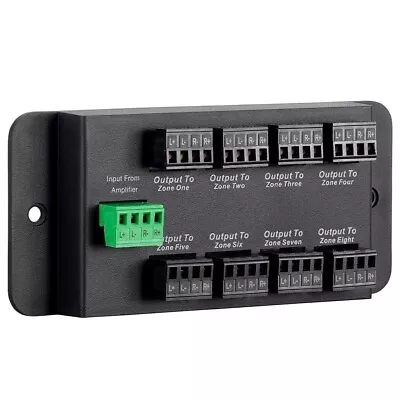 8 Channel Zone Speaker Volume Control Distribution Hub Removable Terminal Block • $32.17