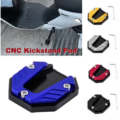 $16.88 • Buy CNC Motorcycle Kickstand Extender Foot Side Stand Extension Pad Support Plate