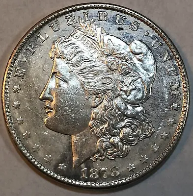 1878 S Morgan Silver Dollar Beautiful Uncirculated Example Proof Like Reverse • $89