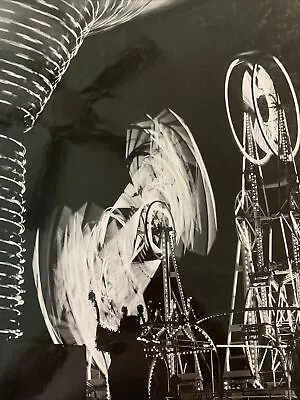 Large Vintage Photograph Detroit Carnival Rides 20x16” Guild Radial • $149.99