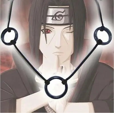 Naruto Uchiha Itachi Ninja Anime Ring Necklace Pendant Cosplay Gift • £7.19
