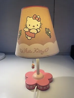 Hello Kitty Sanrio Vintage Lamp With Shade And Pull-cord - HK90P • £60