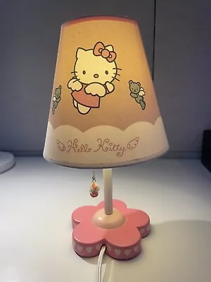 Hello Kitty Sanrio Vintage Lamp With Shade And Pull-cord - HK90P • £60