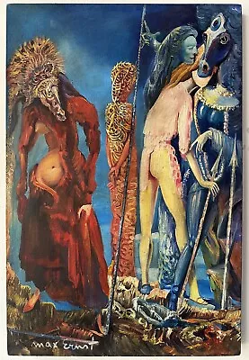 Max Ernst Oil On Canvas Painting Signed And Sealed Measures 60cm X 40cm • $850