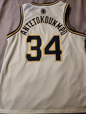 Giannis Antetokounmpo Milwaukee Brewers #34 Basketball Jersey XL • $35.99