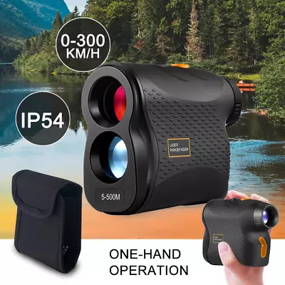 6X Golf Range Finder Outdoor Camping Telescope W/ Flag Lock LCD Display Screen • $74.99