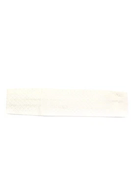 $19.99 • Buy Domenico Vacca Mens Metallic Geometric Adjustable Cummerbund Off White Size Larg