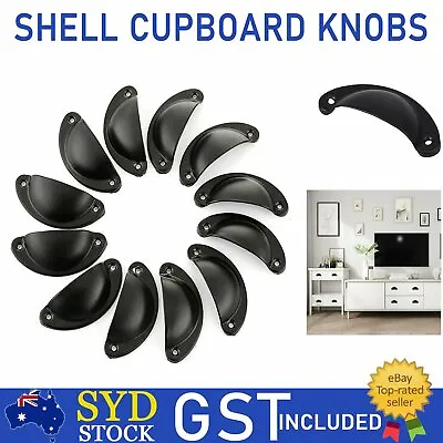 $18.34 • Buy 30X Modern Cup Cabinet Handle Knob Drawer Furniture Door Pull Shell Cupboard AU