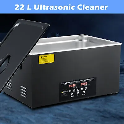 CREWORKS 22L Digital Sonic Cleaner For Retainer Glasses Auto Part W 1200W Heater • $199.99