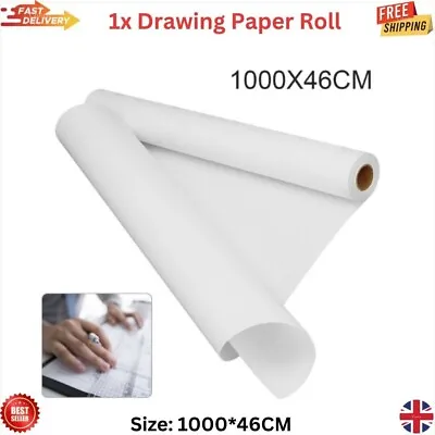 10 Meters Drawing Paper Roll Watercolor Art Painting Tracing Paper Thick UK • £7.20