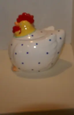 Vintage Certified International Coco Dowley Polka Dot Chicken Cookie Jar TAIWAN • $20