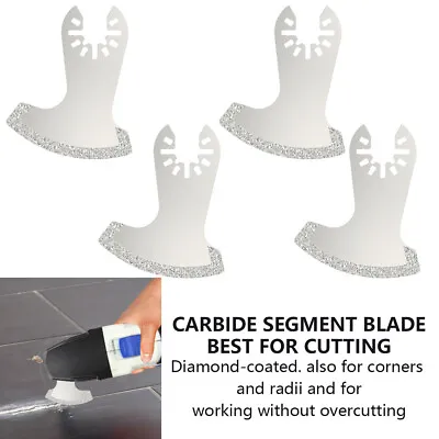 4x Multi Oscillating Saw Blades Diamond Segment Tool For Cement Ceramics Tile· • $12.99