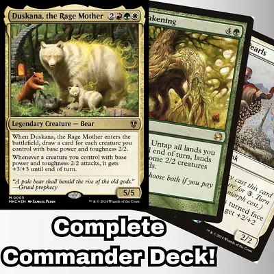 MTG Commander EDH Deck Duskana The Rage Mother 100 Magic Cards Custom Deck • $64.79