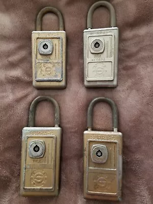 Vintage Four (4) Supra C   Lock Boxes With One (1) Working Key  Realtor Lockbox • $30