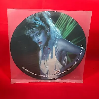 MADONNA With Love 1985 UK 'Tell Tales' Vinyl Interview Picture Disc Original • £15.34